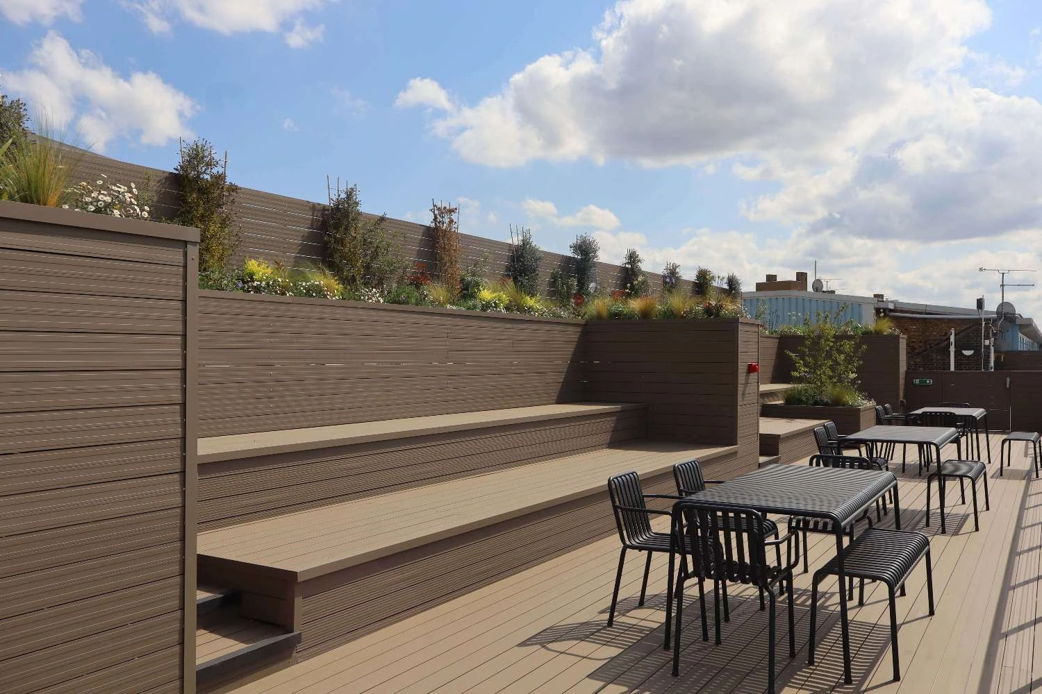 India House — drain channel detail